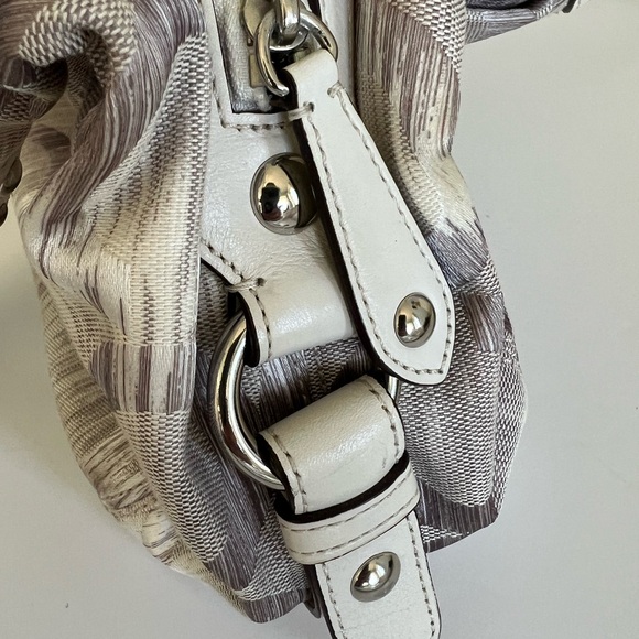 Coach Madison Op Art Ikat Maggie Shoulder Bag - Picture 9 of 16